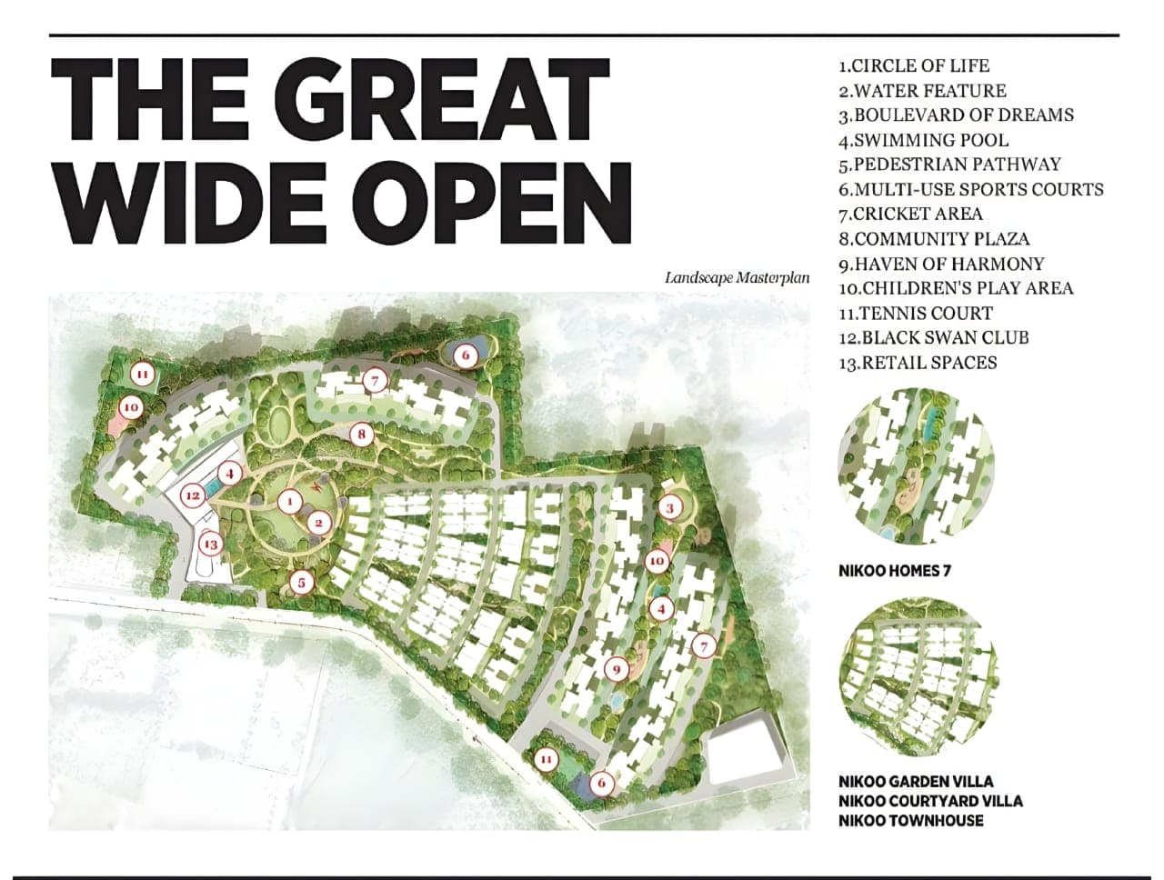 Nikoo Homes Master Plan